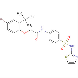 305375-62-6  Acetamide,2-[4-bromo-2-(1,1-dimethylethyl)phenoxy]-N-[4-[(2-thiazolylamino)sulfonyl]phenyl]-