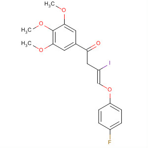 305805-87-2  3-Buten-1-one, 4-(4-fluorophenoxy)-3-iodo-1-(3,4,5-trimethoxyphenyl)-,(3Z)-
