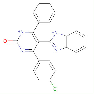 306292-12-6  2(1H)-Pyrimidinone,5-(1H-benzimidazol-2-yl)-4-(4-chlorophenyl)-3,4-dihydro-6-phenyl-