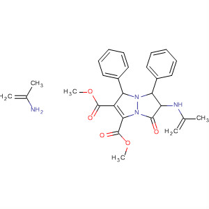 307297-76-3  1H,5H-Pyrazolo[1,2-a]pyrazole-2,3-dicarboxylic acid,6-(di-2-propenylamino)-6,7-dihydro-5-oxo-1,7-diphenyl-, dimethyl ester,(1R,6S,7S)-rel-