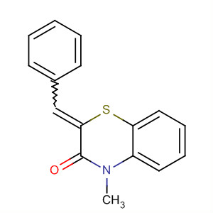 30752-17-1  2H-1,4-Benzothiazin-3(4H)-one, 4-methyl-2-(phenylmethylene)-