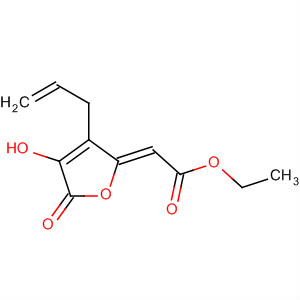 307554-30-9  Acetic acid, [4-hydroxy-5-oxo-3-(2-propenyl)-2(5H)-furanylidene]-, ethylester, (2Z)-