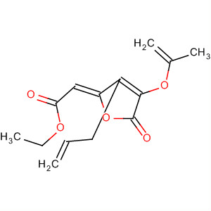 307554-31-0  Acetic acid,[5-oxo-3-(2-propenyl)-4-(2-propenyloxy)-2(5H)-furanylidene]-, ethylester, (2Z)-