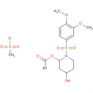 308386-46-1  4-Piperidinol, 1-[(3,4-dimethoxyphenyl)sulfonyl]-, methanesulfonate(ester)