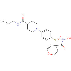 308822-33-5  4-Piperidinecarboxamide,N-propyl-1-[4-[[tetrahydro-4-[(hydroxyamino)carbonyl]-2H-pyran-4-yl]sulfonyl]phenyl]-