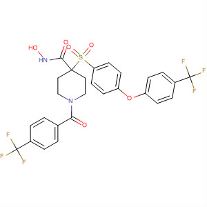 308823-06-5  4-Piperidinecarboxamide,N-hydroxy-1-[4-(trifluoromethyl)benzoyl]-4-[[4-[4-(trifluoromethyl)phenoxy]phenyl]sulfonyl]-