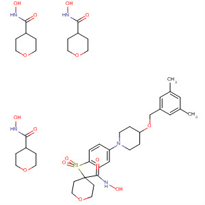 308823-58-7  2H-Pyran-4-carboxamide,4-[[4-[4-[(3,5-dimethylphenyl)methoxy]-1-piperidinyl]phenyl]sulfonyl]tetrahydro-N-hydroxy-