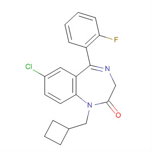 30896-72-1  2H-1,4-Benzodiazepin-2-one,7-chloro-1-(cyclobutylmethyl)-5-(2-fluorophenyl)-1,3-dihydro-