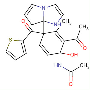 309267-13-8  Acetamide,N-[3-acetyl-2-methyl-1-(2-thienylcarbonyl)-4H-pyrrolo[1,2-a]benzimidazol-4-yl]-