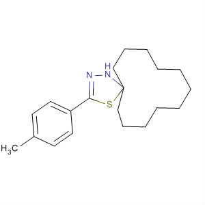 309271-39-4  4-Thia-1,2-diazaspiro[4.11]hexadec-2-ene, 3-(4-methylphenyl)-