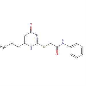 309742-24-3  Acetamide, 2-[(1,4-dihydro-4-oxo-6-propyl-2-pyrimidinyl)thio]-N-phenyl-