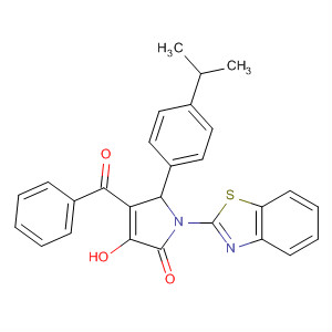 309922-64-3  2H-Pyrrol-2-one,1-(2-benzothiazolyl)-4-benzoyl-1,5-dihydro-3-hydroxy-5-[4-(1-methylethyl)phenyl]-