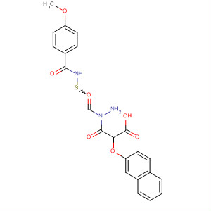 310408-28-7  Acetic acid, (2-naphthalenyloxy)-,2-[[(4-methoxybenzoyl)amino]thioxomethyl]hydrazide