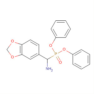 310413-06-0  Phosphonic acid, (amino-1,3-benzodioxol-5-ylmethyl)-, diphenyl ester