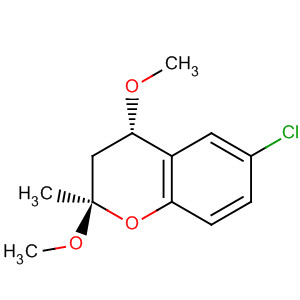 310872-23-2  2H-1-Benzopyran, 6-chloro-3,4-dihydro-2,4-dimethoxy-2-methyl-,(2R,4S)-rel-