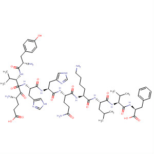 311818-38-9  L-Phenylalanine,L-tyrosyl-L-a-glutamyl-L-valyl-L-histidyl-L-histidyl-L-glutaminyl-L-lysyl-L-leucyl-L-valyl-