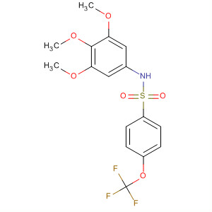 312299-28-8  Benzenesulfonamide, 4-(trifluoromethoxy)-N-(3,4,5-trimethoxyphenyl)-
