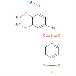 312299-29-9  Benzenesulfonamide, 4-(trifluoromethyl)-N-(3,4,5-trimethoxyphenyl)-