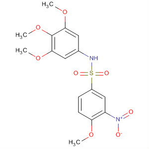 312299-34-6  Benzenesulfonamide, 4-methoxy-3-nitro-N-(3,4,5-trimethoxyphenyl)-