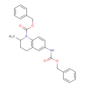 312306-04-0  1(2H)-Quinolinecarboxylic acid,3,4-dihydro-2-methyl-6-[[(phenylmethoxy)carbonyl]amino]-, phenylmethylester