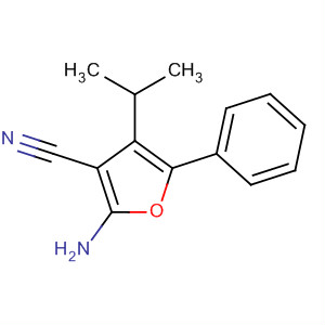312307-75-8  3-Furancarbonitrile, 2-amino-4-(1-methylethyl)-5-phenyl-