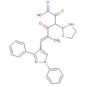 312313-99-8  3-Thiazolidinehexanoic acid,5-[(1,3-diphenyl-1H-pyrazol-4-yl)methylene]-4-oxo-2-thioxo-