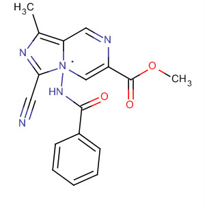 312324-03-1  Imidazo[1,5-a]pyrazine-6-carboxylic acid,8-(benzoylamino)-1-cyano-3-methyl-, methyl ester