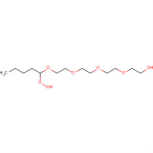 312487-03-9  3,6,9,12-Tetraoxaheptadecan-1-ol, 13-hydroperoxy- 312487-03-9  3,6,9,12-Tetraoxaheptadecan-1-ol, 13-hydroperoxy-