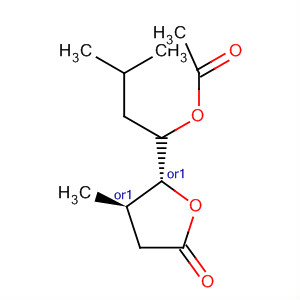 312492-19-6  2(3H)-Furanone, 5-[1-(acetyloxy)-3-methylbutyl]dihydro-4-methyl-,(4R,5R)-rel-