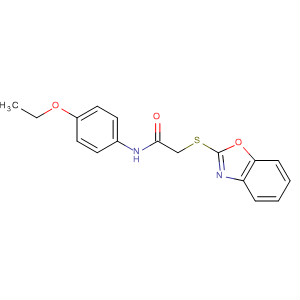 312502-81-1  Acetamide, 2-(2-benzoxazolylthio)-N-(4-ethoxyphenyl)-
