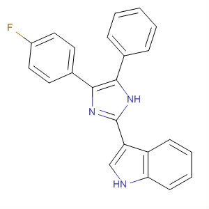 312536-42-8  1H-Indole, 3-[4-(4-fluorophenyl)-5-phenyl-1H-imidazol-2-yl]-