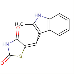 312604-24-3  2,4-Thiazolidinedione, 5-[(2-methyl-1H-indol-3-yl)methylene]-