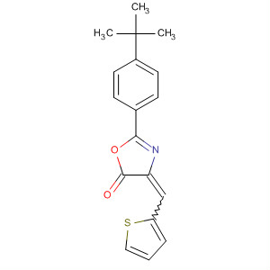 312724-83-7  5(4H)-Oxazolone,2-[4-(1,1-dimethylethyl)phenyl]-4-(2-thienylmethylene)-
