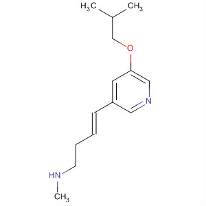 312728-38-4  3-Buten-1-amine, N-methyl-4-[5-(2-methylpropoxy)-3-pyridinyl]-, (3E)-