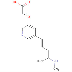 312728-50-0  Acetic acid, [[5-[(1E)-4-(methylamino)-1-pentenyl]-3-pyridinyl]oxy]-