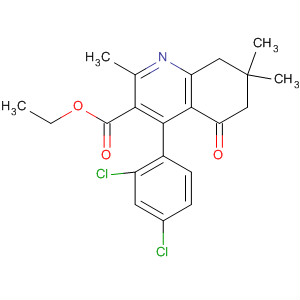 312757-47-4  3-Quinolinecarboxylic acid,4-(2,4-dichlorophenyl)-5,6,7,8-tetrahydro-2,7,7-trimethyl-5-oxo-, ethylester