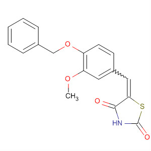 312926-78-6  2,4-Thiazolidinedione,5-[[3-methoxy-4-(phenylmethoxy)phenyl]methylene]-