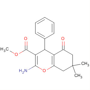 313270-24-5  4H-1-Benzopyran-3-carboxylic acid,2-amino-5,6,7,8-tetrahydro-7,7-dimethyl-5-oxo-4-phenyl-, methyl ester