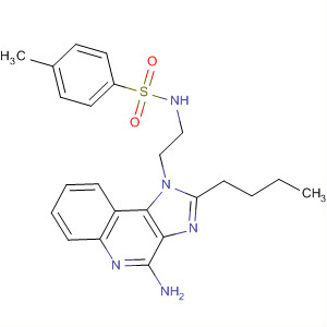 313356-14-8  Benzenesulfonamide,N-[2-(4-amino-2-butyl-1H-imidazo[4,5-c]quinolin-1-yl)ethyl]-4-methyl-
