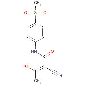 313362-63-9  2-Butenamide, 2-cyano-3-hydroxy-N-[4-(methylsulfonyl)phenyl]-, (2Z)-