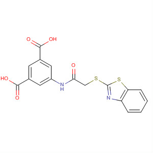 313397-77-2  1,3-Benzenedicarboxylic acid, 5-[[(2-benzothiazolylthio)acetyl]amino]-