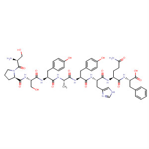 313640-90-3  L-Phenylalanine,L-seryl-L-prolyl-L-seryl-L-tyrosyl-L-alanyl-L-tyrosyl-L-histidyl-L-glutaminyl-