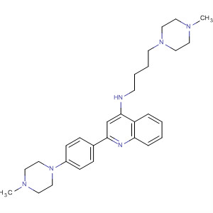 313832-31-4  4-Quinolinamine,N-[4-(4-methyl-1-piperazinyl)butyl]-2-[4-(4-methyl-1-piperazinyl)phenyl]-