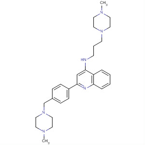 313832-48-3  4-Quinolinamine,2-[4-[(4-methyl-1-piperazinyl)methyl]phenyl]-N-[3-(4-methyl-1-piperazinyl)propyl]-