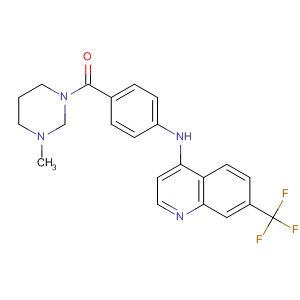31384-66-4  Pyrimidine,hexahydro-1-methyl-3-[4-[[7-(trifluoromethyl)-4-quinolinyl]amino]benzoyl]-