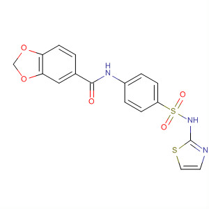 314055-53-3  1,3-Benzodioxole-5-carboxamide,N-[4-[(2-thiazolylamino)sulfonyl]phenyl]-