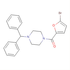 314055-80-6  Piperazine, 1-[(5-bromo-2-furanyl)carbonyl]-4-(diphenylmethyl)-
