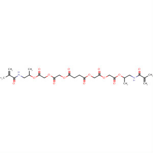314069-39-1  3,6,11,14-Tetraoxahexadecanedioic acid, 4,7,10,13-tetraoxo-,bis[1-methyl-2-[(2-methyl-1-oxo-2-propenyl)amino]ethyl] ester