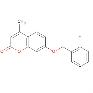 314262-52-7  2H-1-Benzopyran-2-one, 7-[(2-fluorophenyl)methoxy]-4-methyl-
