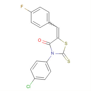 314274-69-6  4-Thiazolidinone,3-(4-chlorophenyl)-5-[(4-fluorophenyl)methylene]-2-thioxo-